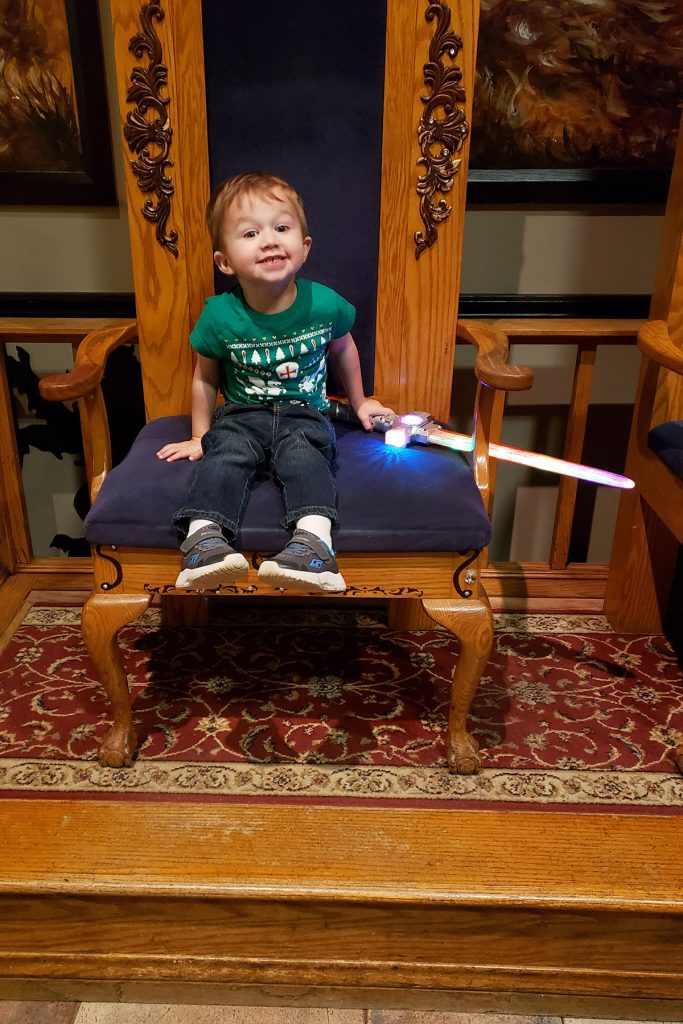 Tommy at Medieval Times