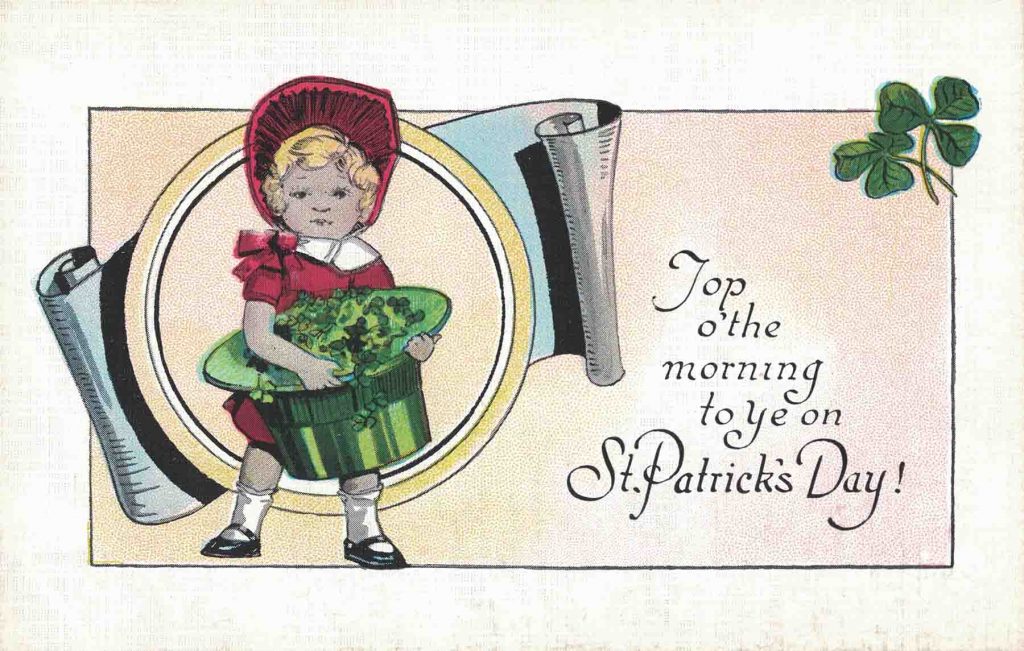 Free Printable Vintage St. Patrick's Day Postcards • Rose Clearfield
