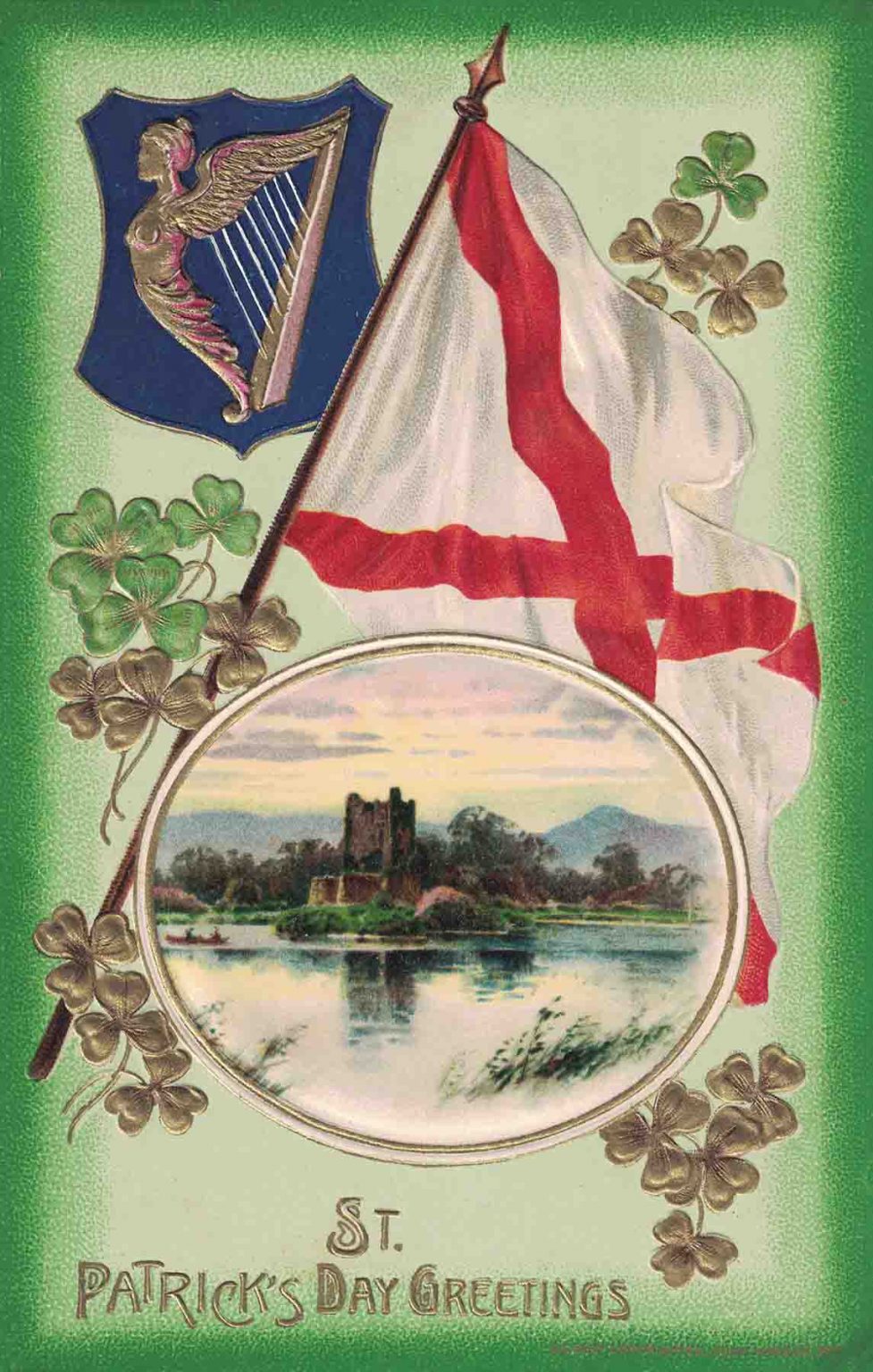 Free Printable Vintage St. Patrick's Day Postcards • Rose Clearfield