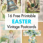 16 Free Printable Easter Vintage Postcards