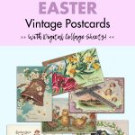 16 Free Printable Easter Vintage Postcards