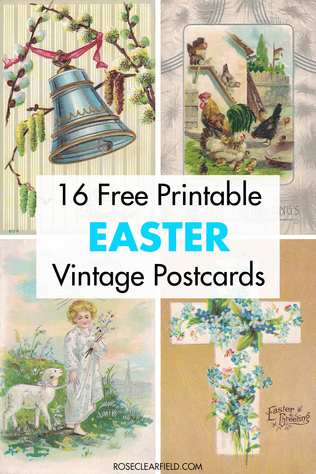 Free Printable Vintage Easter Cards Printable World Holiday