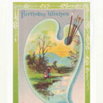 A Set of 14 Free Printable Vintage Birthday Postcards
