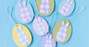 DIY Easter Egg Bunny Ornaments