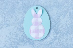 DIY Easter Egg Bunny Ornament in Progress