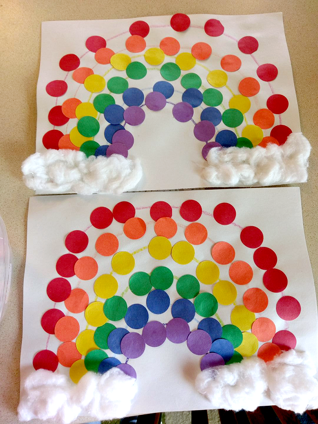 Easy Dot Rainbow Craft for Kids Crafty Morning