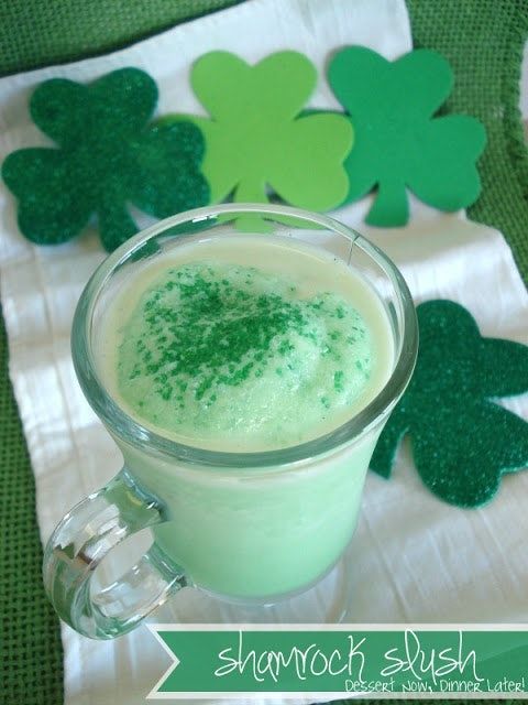 Shamrock Slush Dessert Now Dinner Later