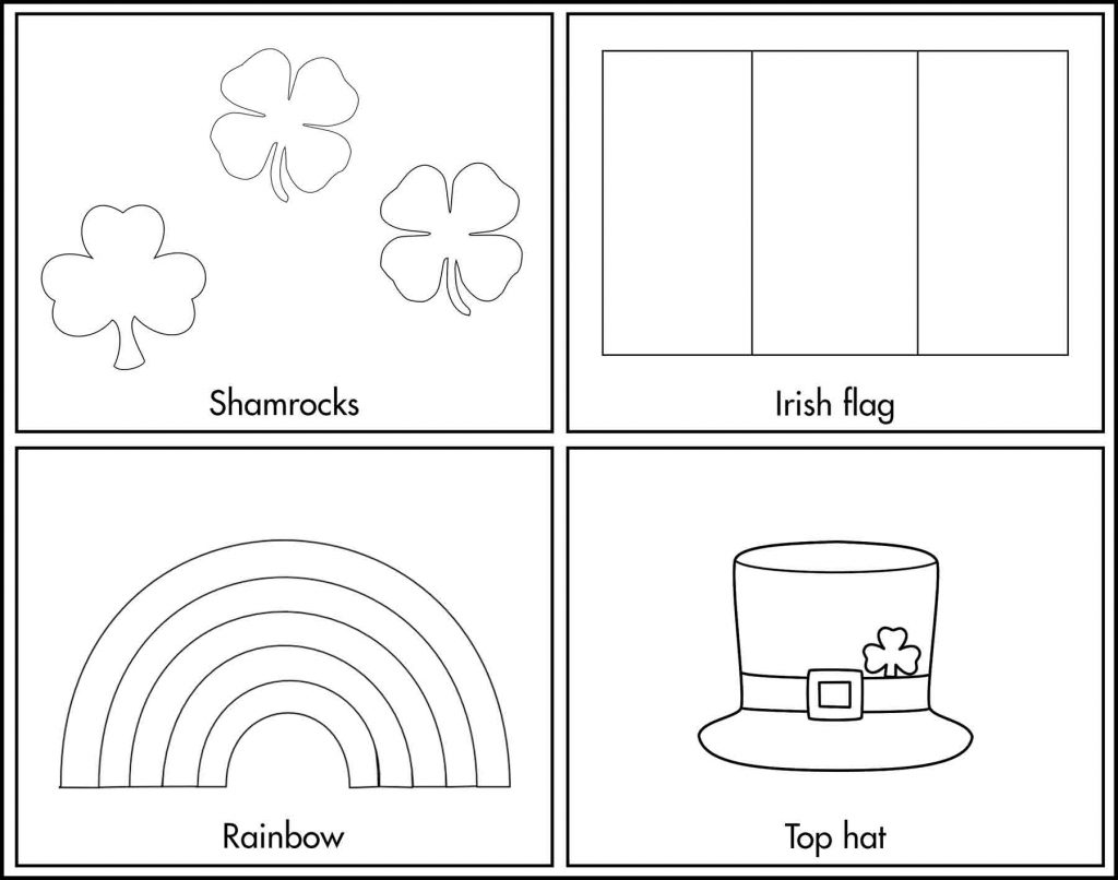 St. Patrick's Day Coloring Rectangles