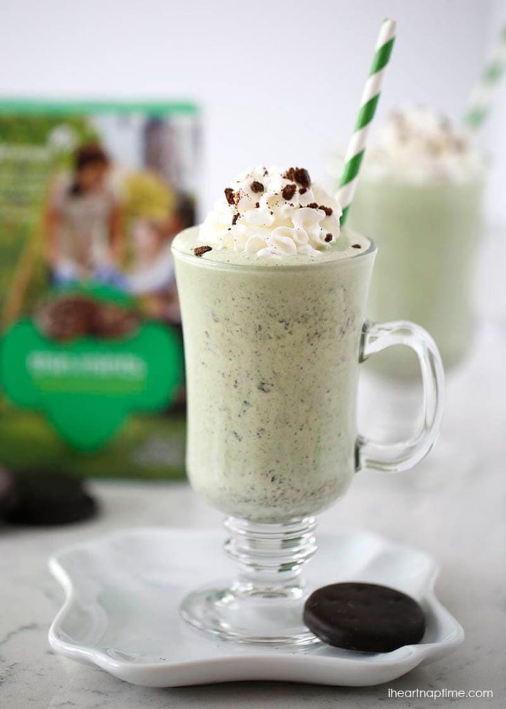 Thin Mint Milkshake I Heart Nap Time