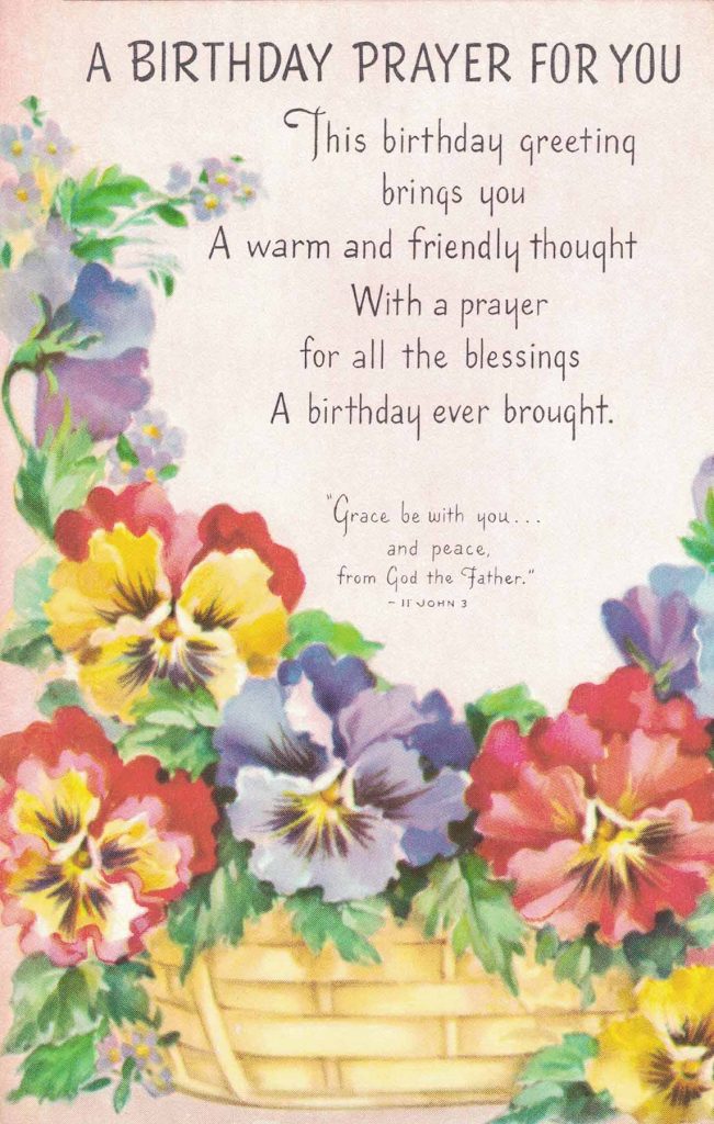 Free Printable Vintage Birthday Postcards • Rose Clearfield