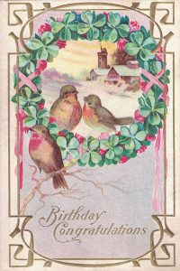 Vintage Birthday Postcard