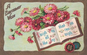 Vintage Birthday Postcard