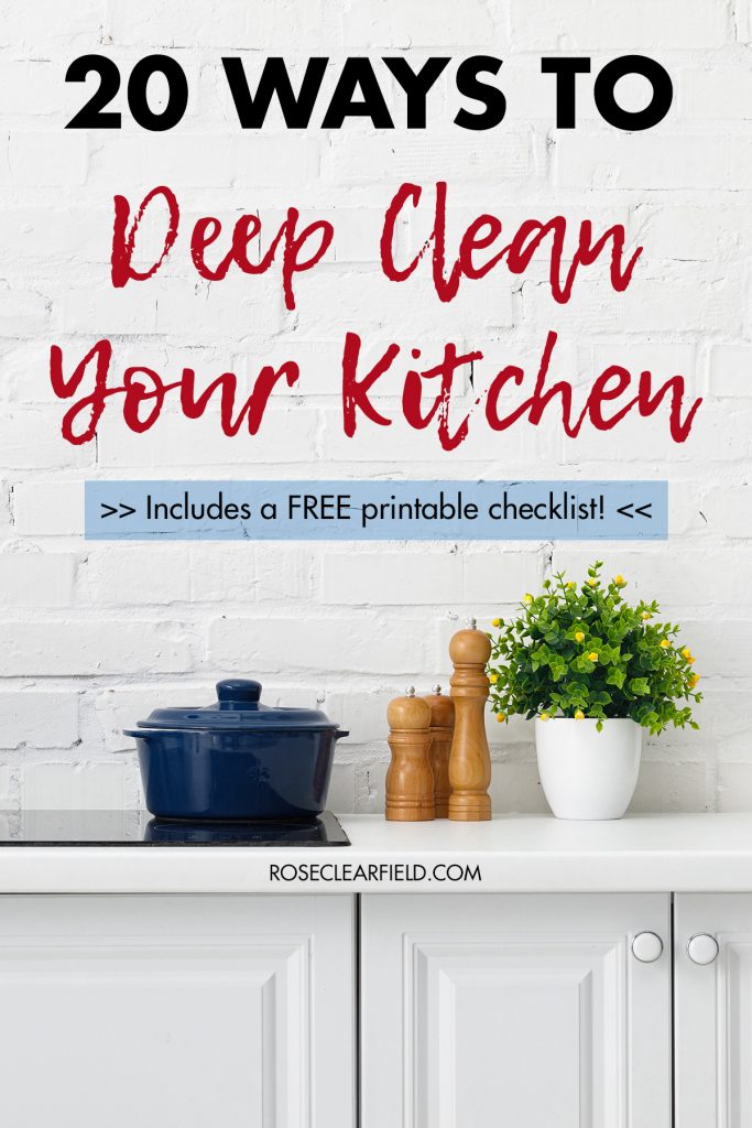 20 Ways to Keep Clean Your Kitchen