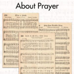 25 Free Printable Vintage Hymns About Prayer