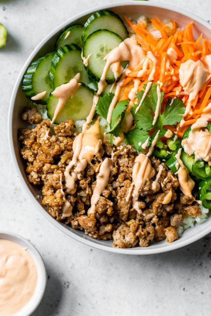 Banh Mi Bowls The Almond Eater