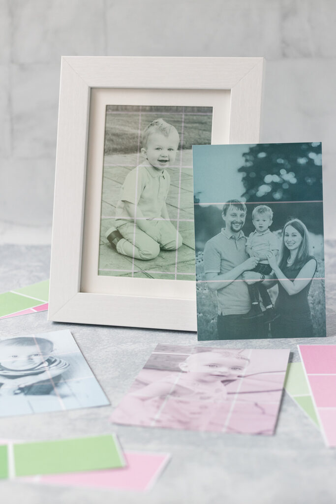 DIY Paint Chip Photo Prints