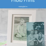 DIY Paint Chip Photo Prints