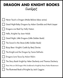 Dragon and Knight Books Checklist