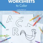 Free Alphabet Letter Animals Worksheets to Color