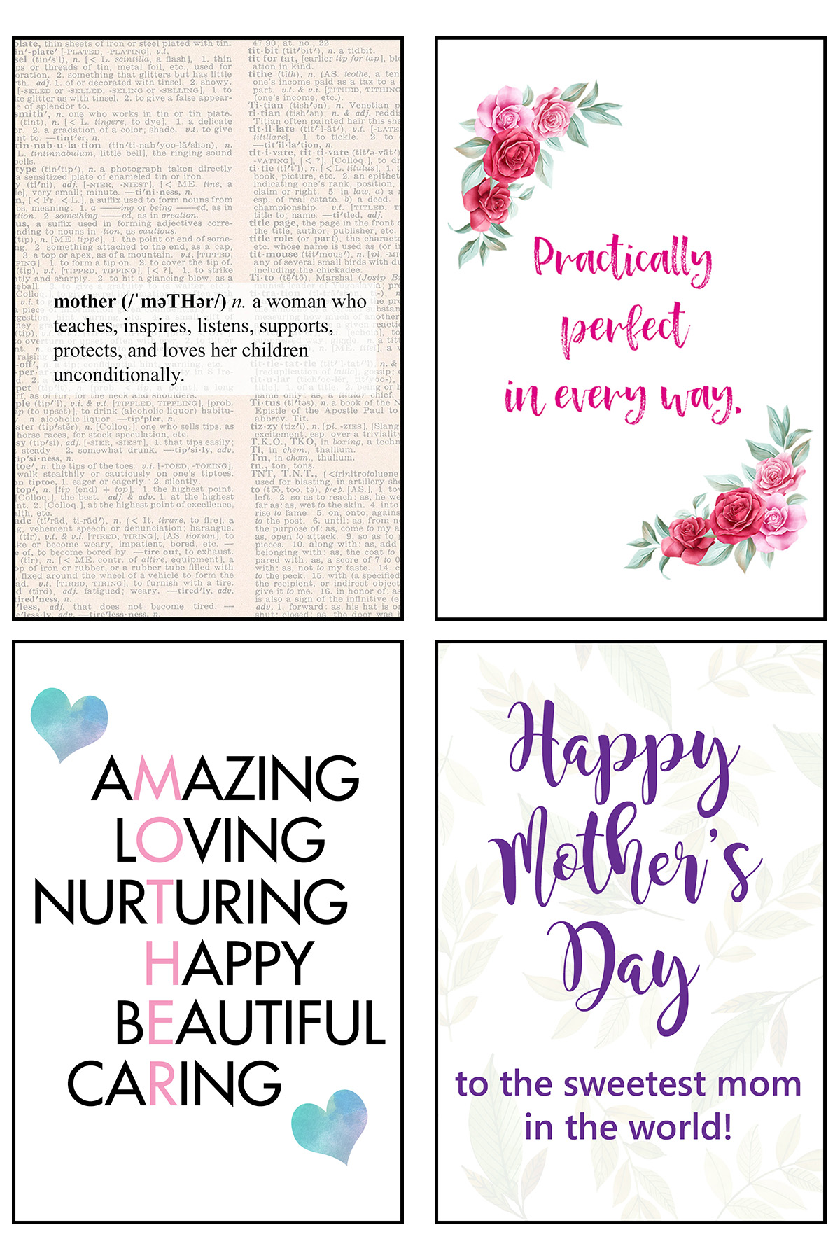 Mothers Day Cards Printables 