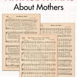 Free Printable Vintage Hymns About Mothers