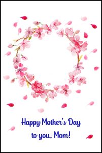 Happy Mother's Day to You Mom Printable Greeting Card