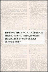 Mother Definition Mother's Day Card