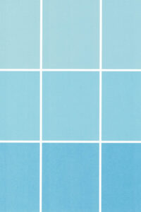 Paint Chip Scan Blue Grid