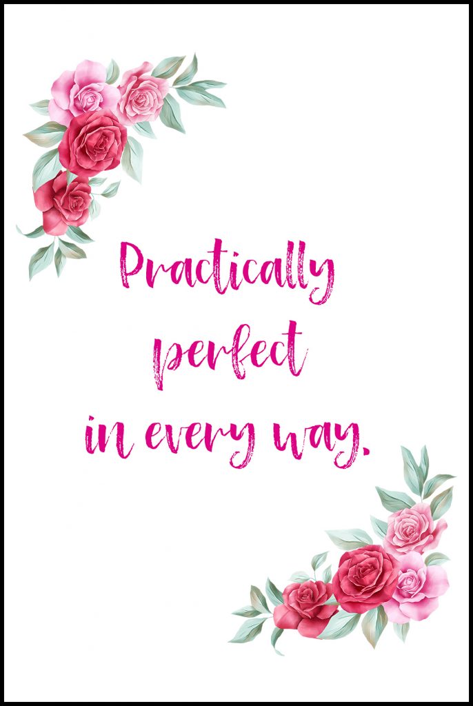 Practically Perfect in Every Way Mother's Day Card