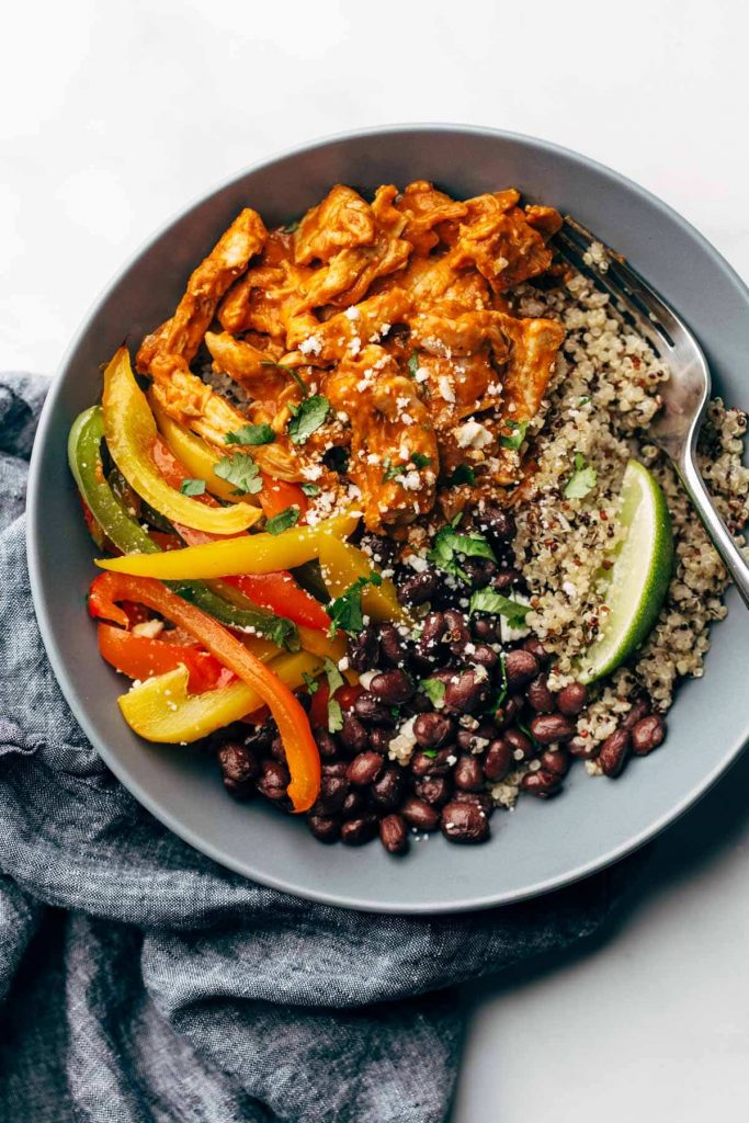 Sheet Pan Chicken Tinga Bowls Pinch of Yum