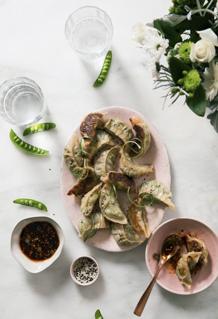 Spring Vegetable Pot Stickers A Cozy Kitchen