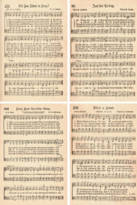 The American Hymnal Hymns About Prayer Collage