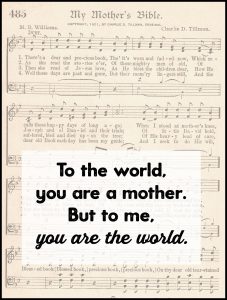 To the World You Are a Mother Greeting Card