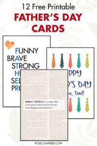 12 Free Printable Father's Day Cards
