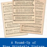 A Round-Up of Free Printable Vintage Patriotic Hymns