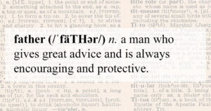 Father Definition Father's Day A2 Greeting Card