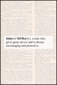 Father Definition Father's Day Greeting Card