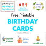 Free Printable Birthday Cards