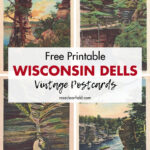 Free Printable Wisconsin Dells Vintage Postcards