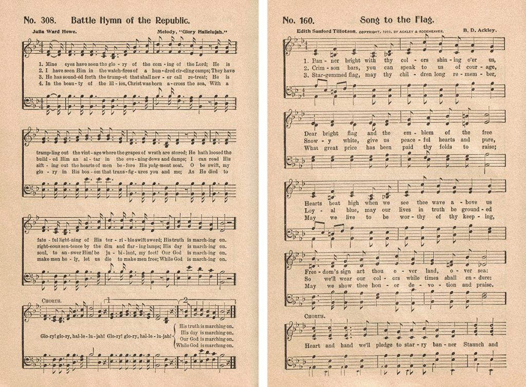 Great Revival Hymns Patriotic Hymns Collage