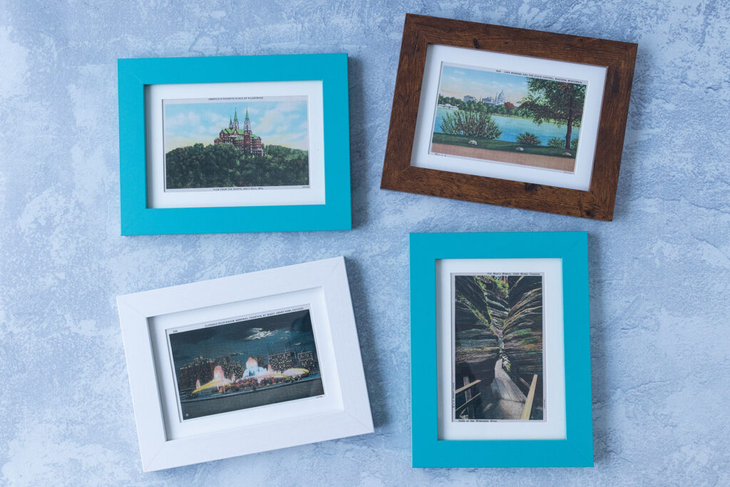 How to Print and Frame Vintage Postcards - Rose Clearfield