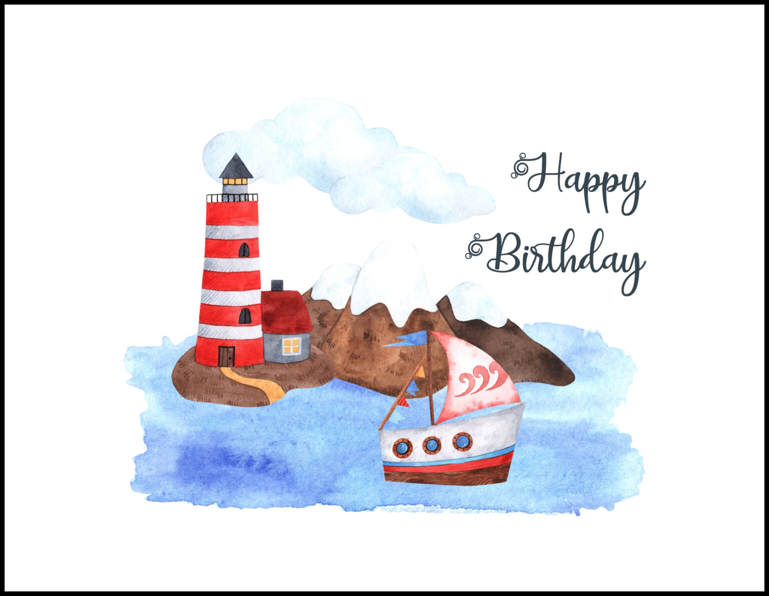 Free Printable Birthday Cards • Rose Clearfield