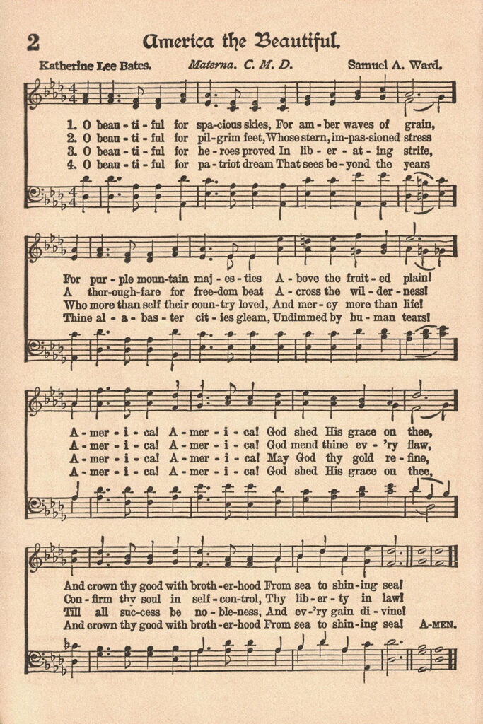 The American Hymnal America the Beautiful