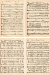 The American Hymnal Patriotic Hymns Collage