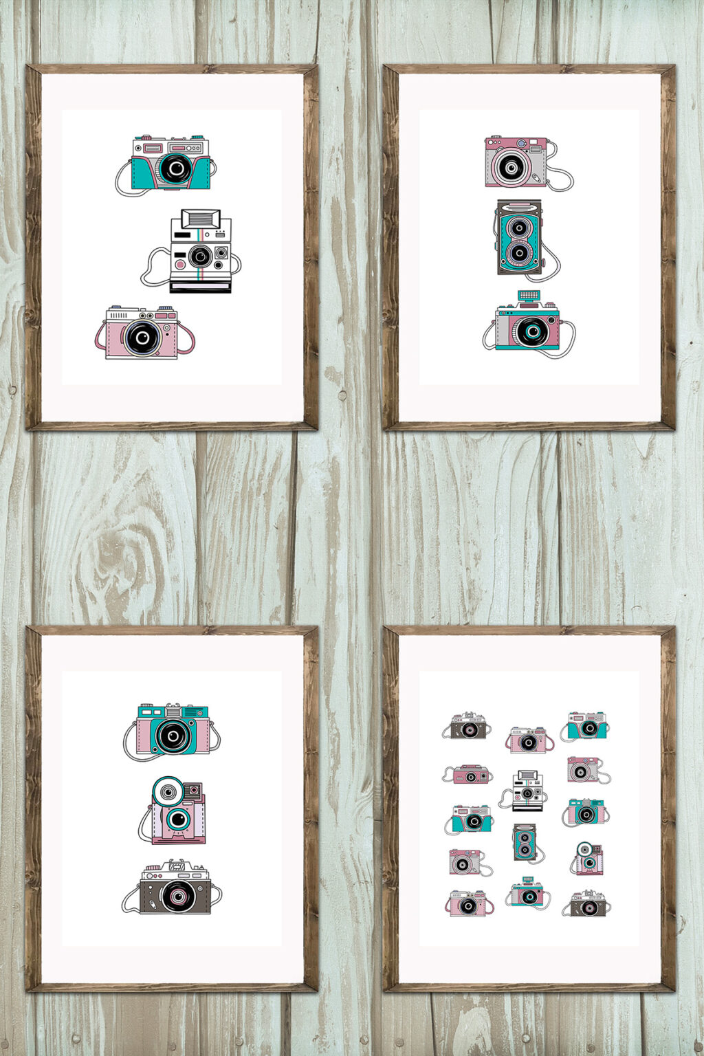 Free Vintage Camera Illustrations Prints • Rose Clearfield