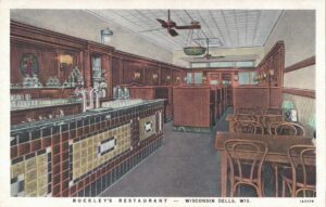 Vintage Postcard Wisconsin Dells Buckley's Restaurant