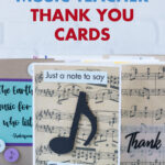 12 Easy DIY Music Teacher Thank You Cards