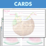 12 Free Printable Summer Recipe Cards