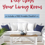 20 Ways to Deep Clean Your Living Room