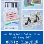 An Original Collection of Easy DIY Music Teacher Thank You Cards